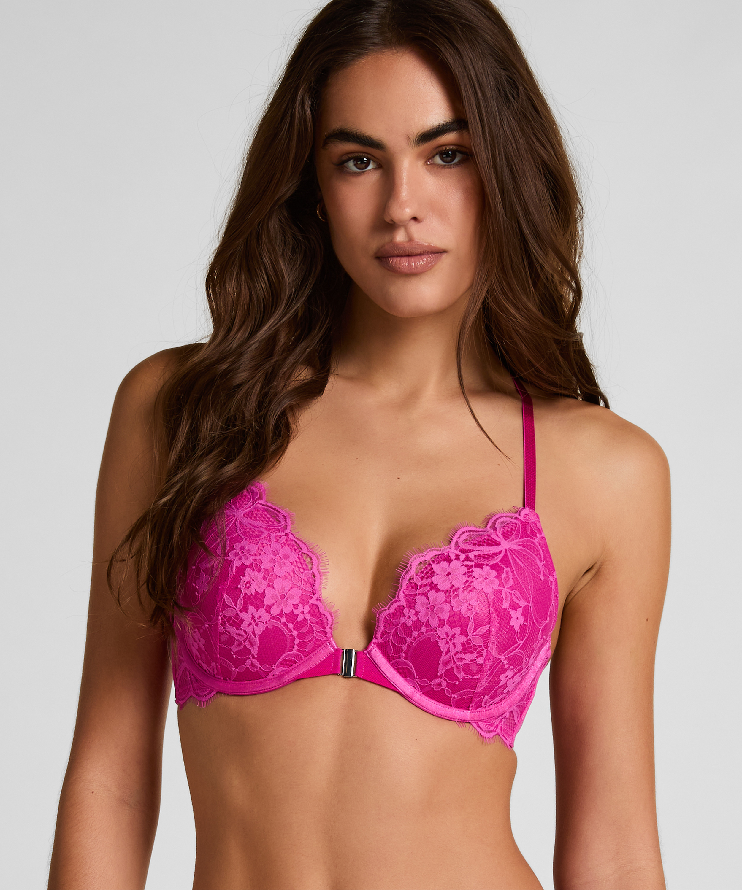 Soutien-gorge push-up Prina, Rose, main