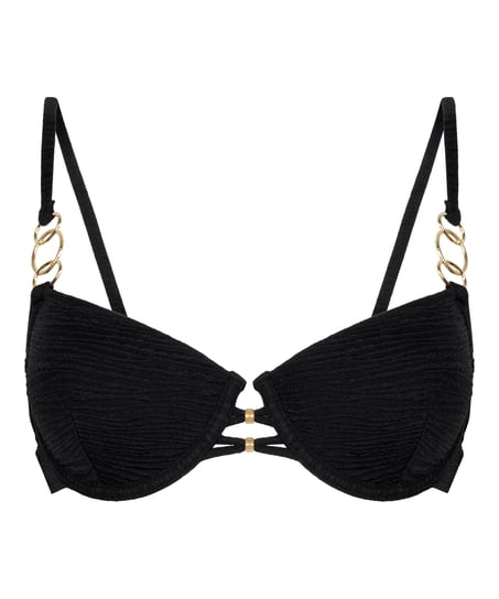 Voorgevormde bikini top Bahamas, Zwart
