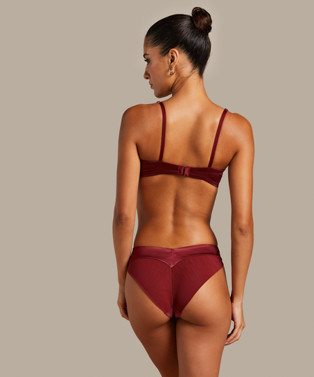 Brésilien taille haute Zoé, Rouge