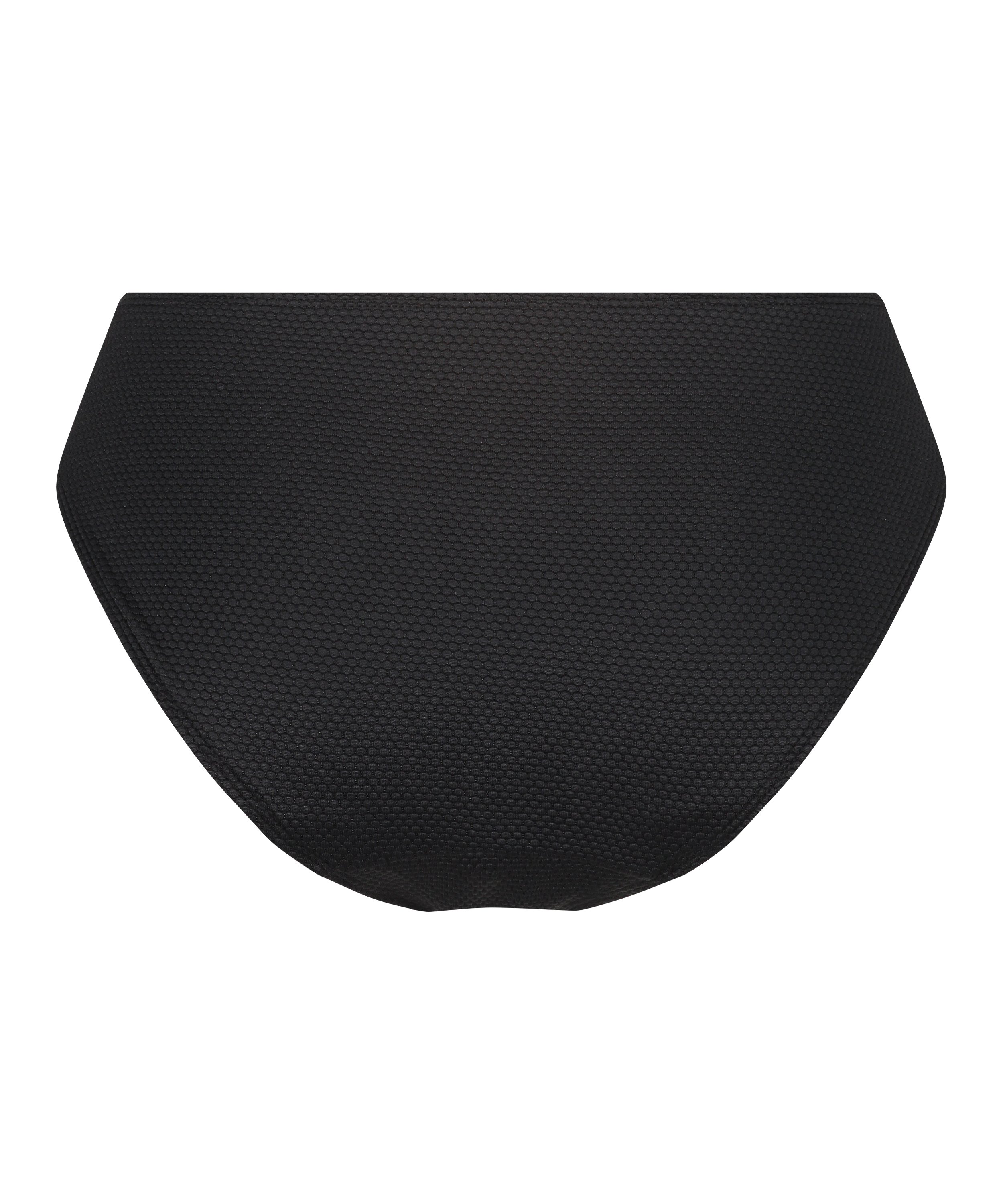 Rio Bikinibroekje Scallop, Zwart, main