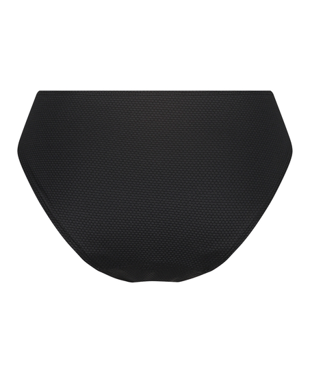 Rio Bikinibroekje Scallop, Zwart