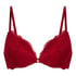 Soutien-gorge à armatures préformé push-up Marine, Rouge
