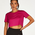 HKMX Crop top en maille, Rose