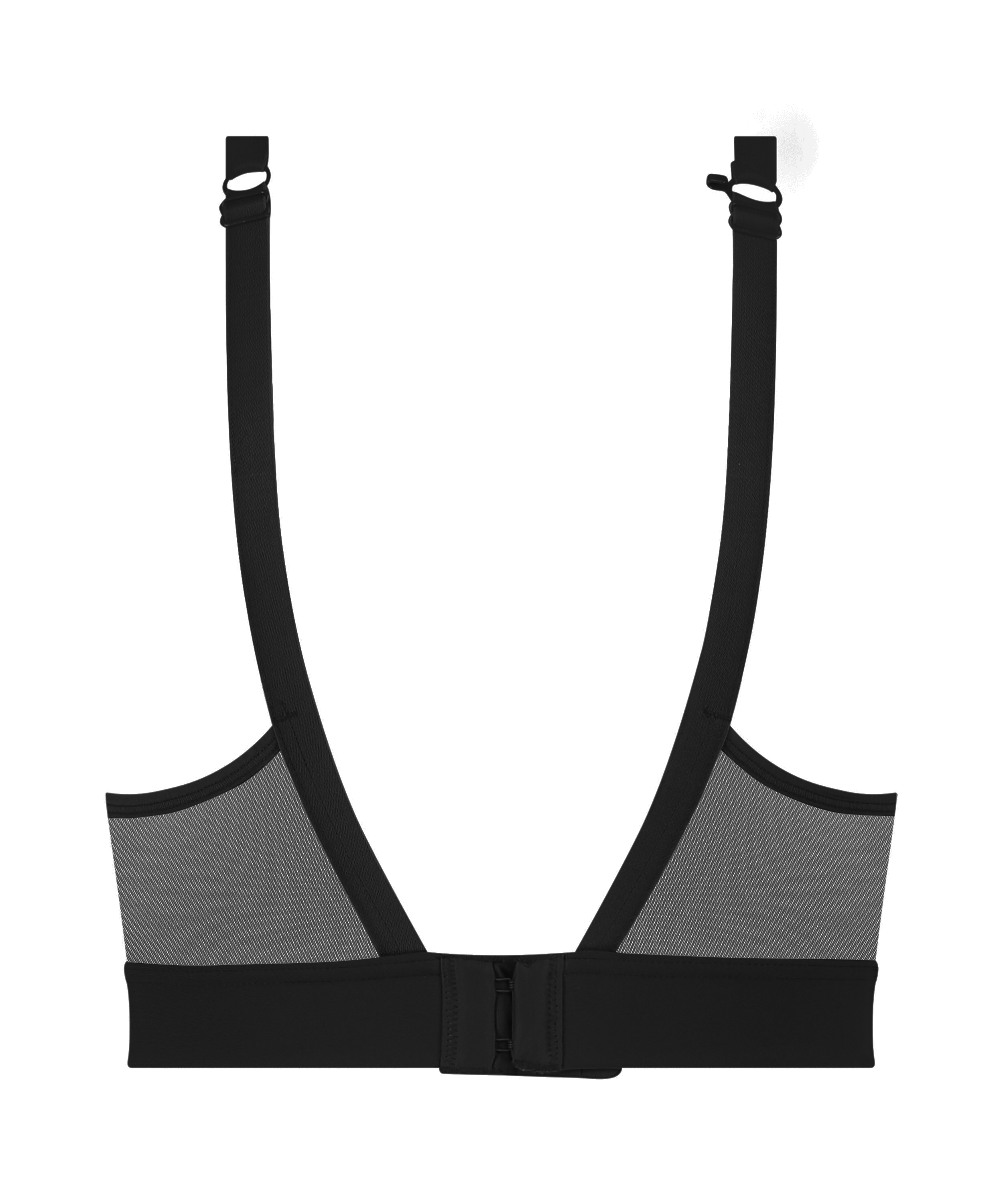 HKMX Soutien-gorge de sport The All Star Maintien niveau 2, Noir, main