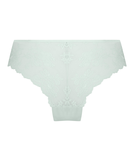 Slip br&eacute;silien Invisible Lace Back, Vert