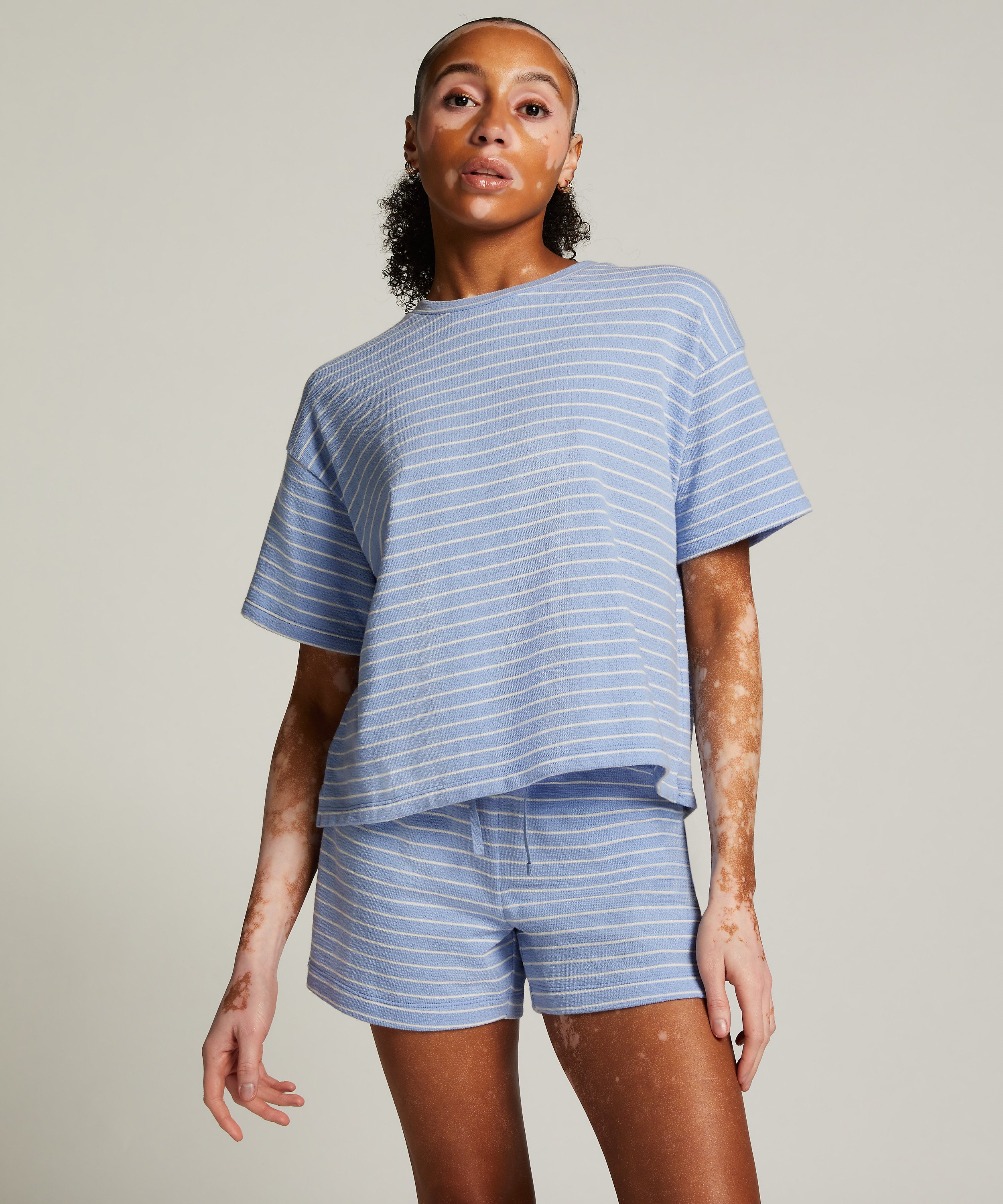 Pyjamatop, Blauw, main