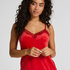 Cami top Velours Lace, Rood