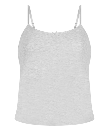 Haut de pyjama Pointelle, Gris