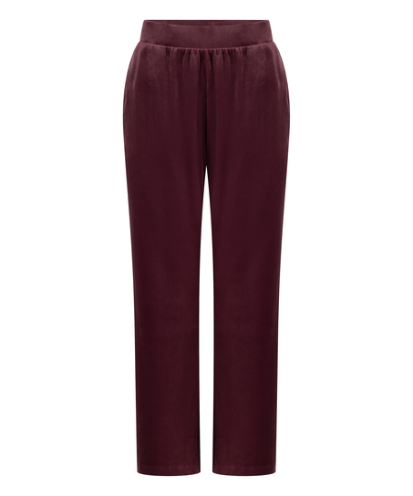 Pantalon de pyjama velours, Rouge