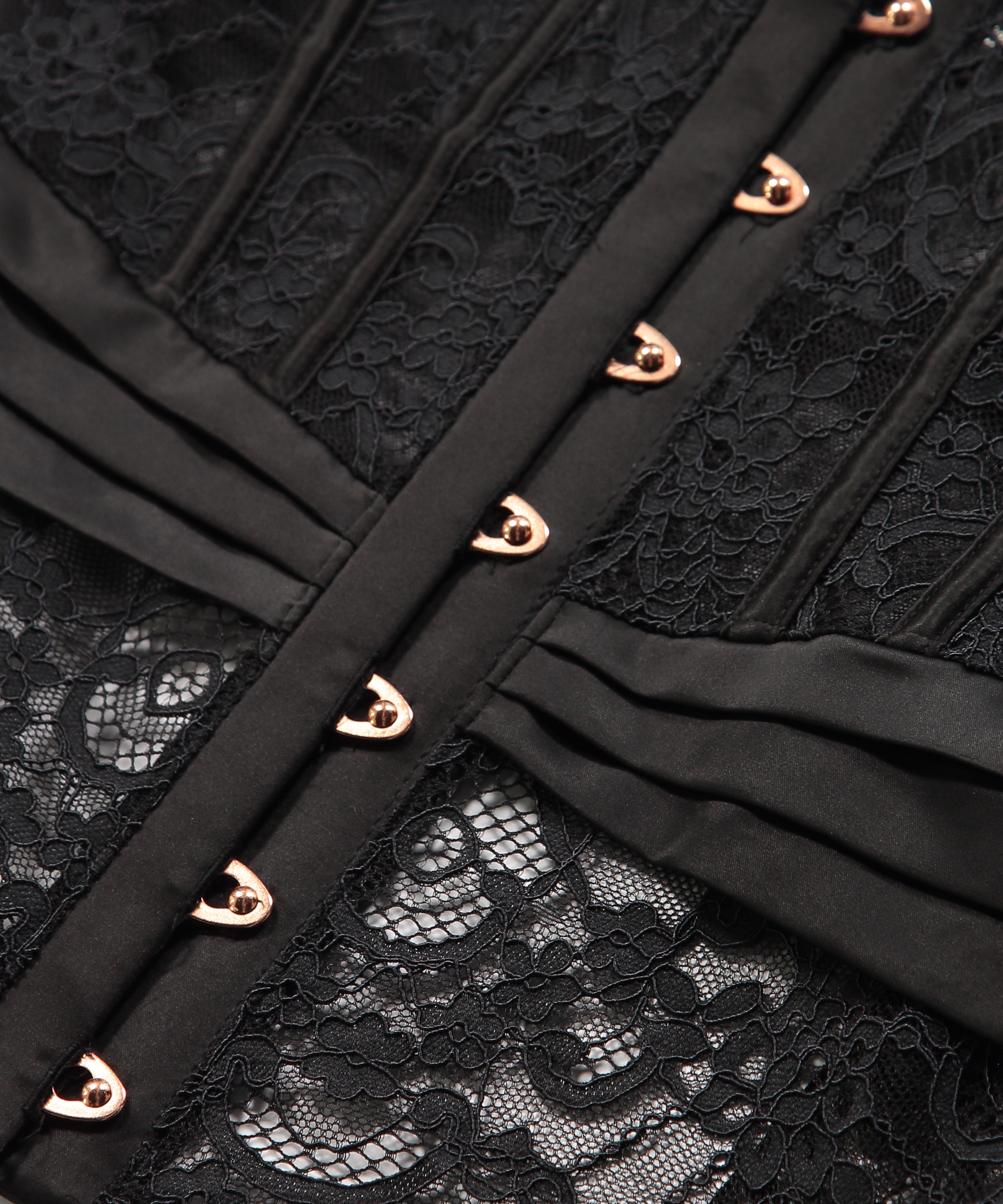 Bustier rembourr&eacute; &agrave; armatures Amelia, Noir, main