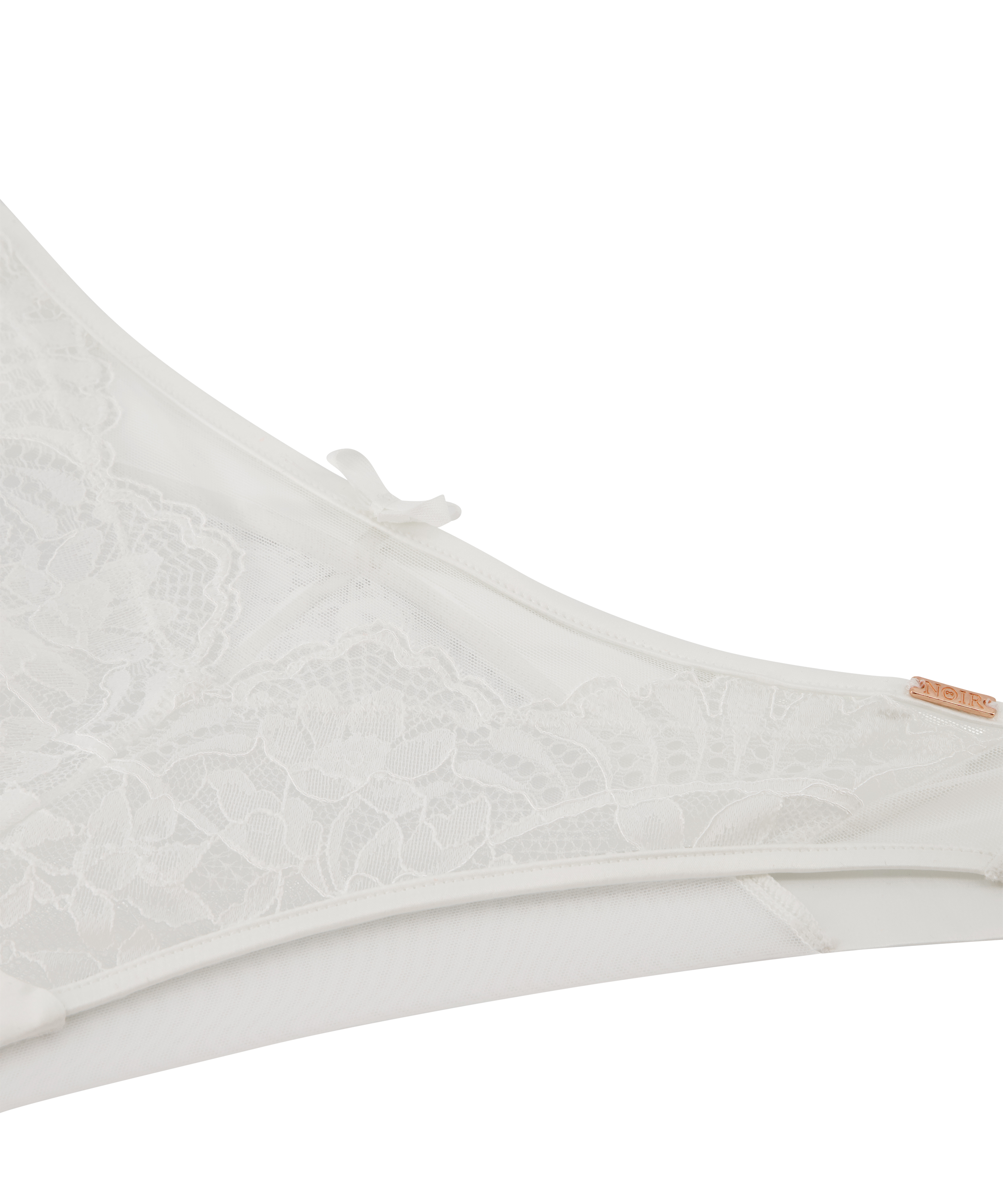 Slip brésilien Jamie, Blanc, main