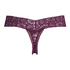 String en V taille extra basse, Pourpre
