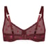 Soutien-gorge &agrave; armatures non-rembourr&eacute; Frida, Rouge
