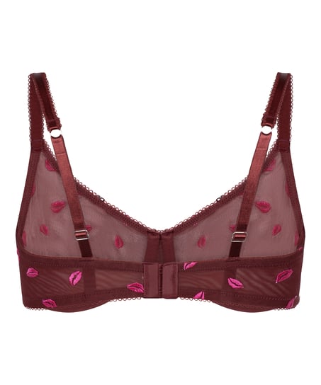 Soutien-gorge &agrave; armatures non-rembourr&eacute; Frida, Rouge