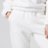 Joggingbroek Fleece Snuggle, Wit