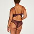 Soutien-gorge &agrave; armatures pr&eacute;form&eacute; longline Marilee, Pourpre