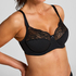 Soutien-gorge &agrave; armatures non-pr&eacute;form&eacute; Sophie, Noir
