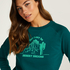 Top lange mouwen Sweat Desert, Grijs