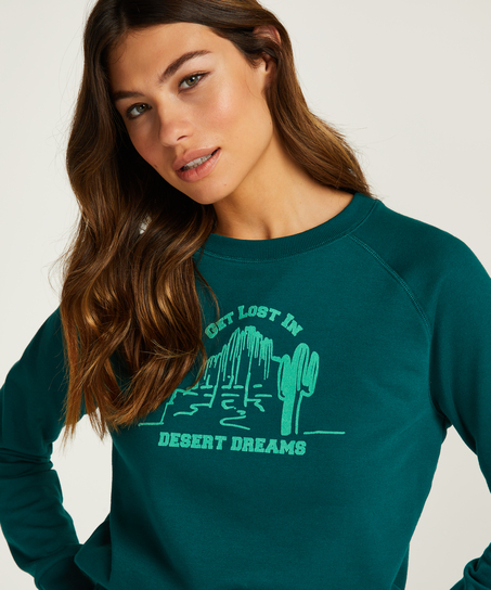 Top lange mouwen Sweat Desert, Grijs