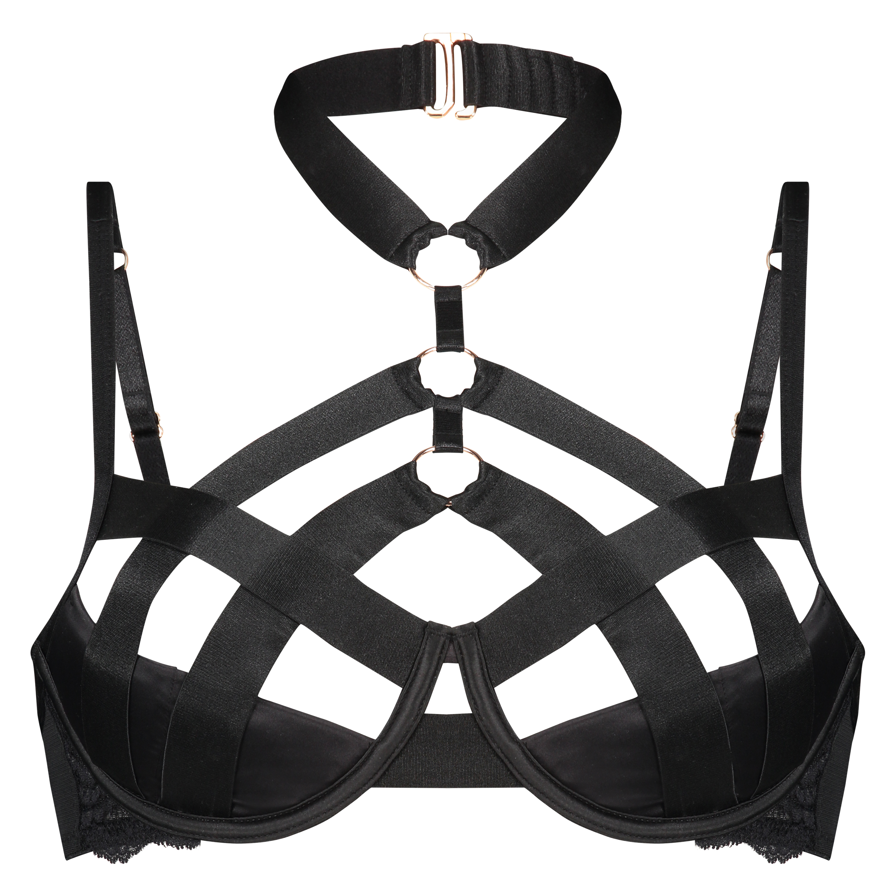 Soutien-gorge &agrave; armatures non-pr&eacute;form&eacute; Lilith, Noir, main