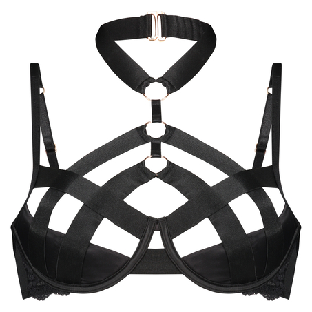 Soutien-gorge &agrave; armatures non-pr&eacute;form&eacute; Lilith, Noir