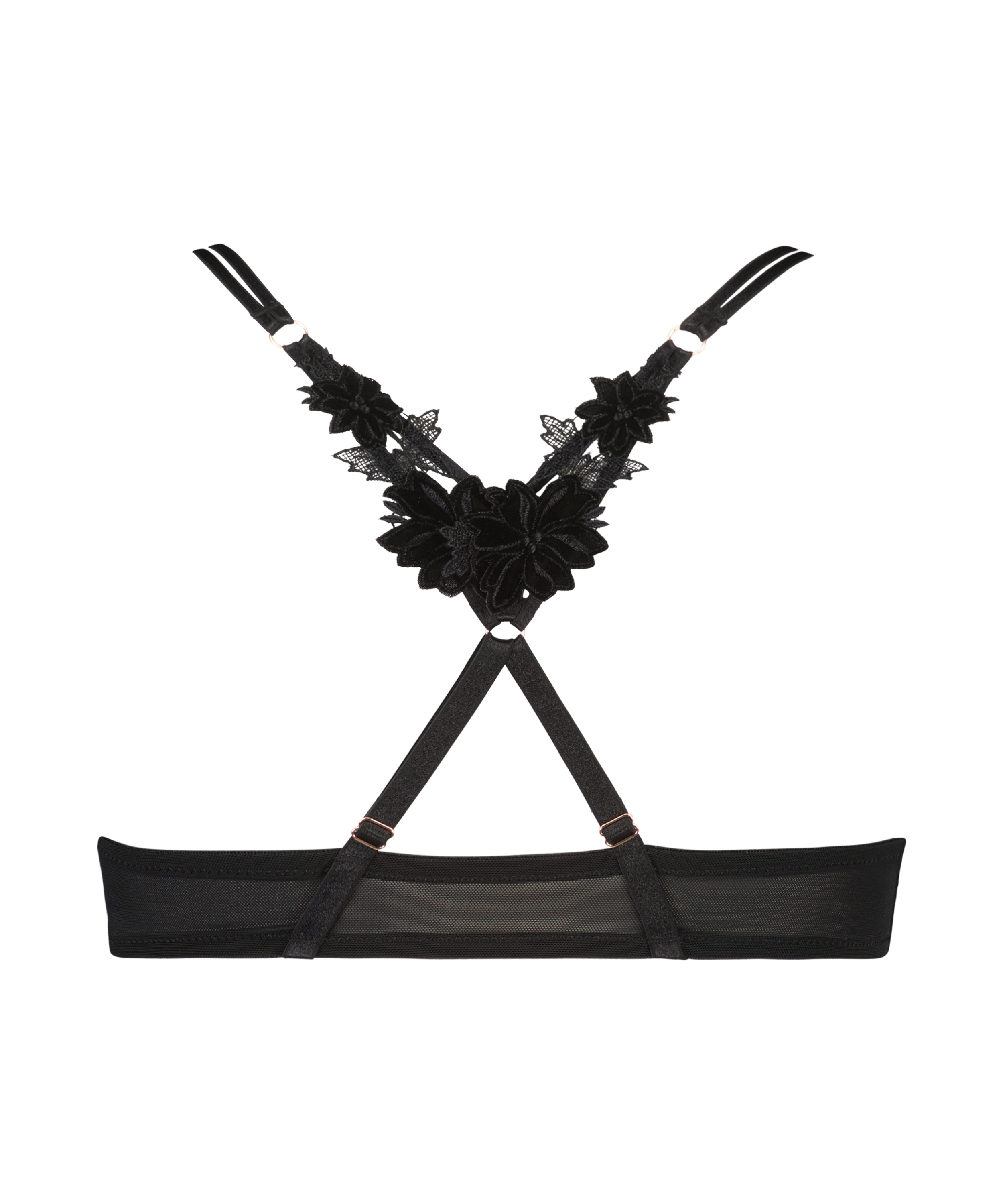 Voorgevormde push-up beugel bh Kelsey Lucy Hale, Zwart, main