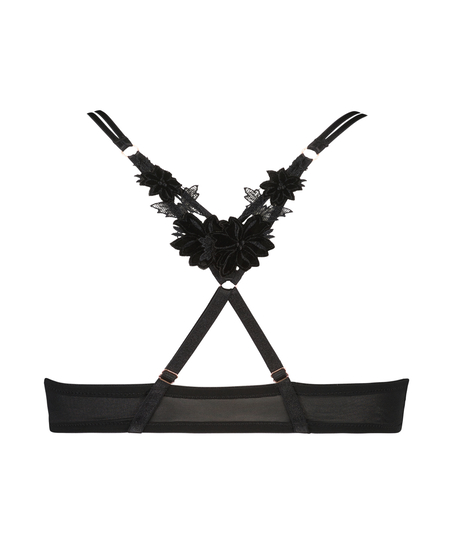 Voorgevormde push-up beugel bh Kelsey Lucy Hale, Zwart