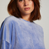 Velours Top, Blauw