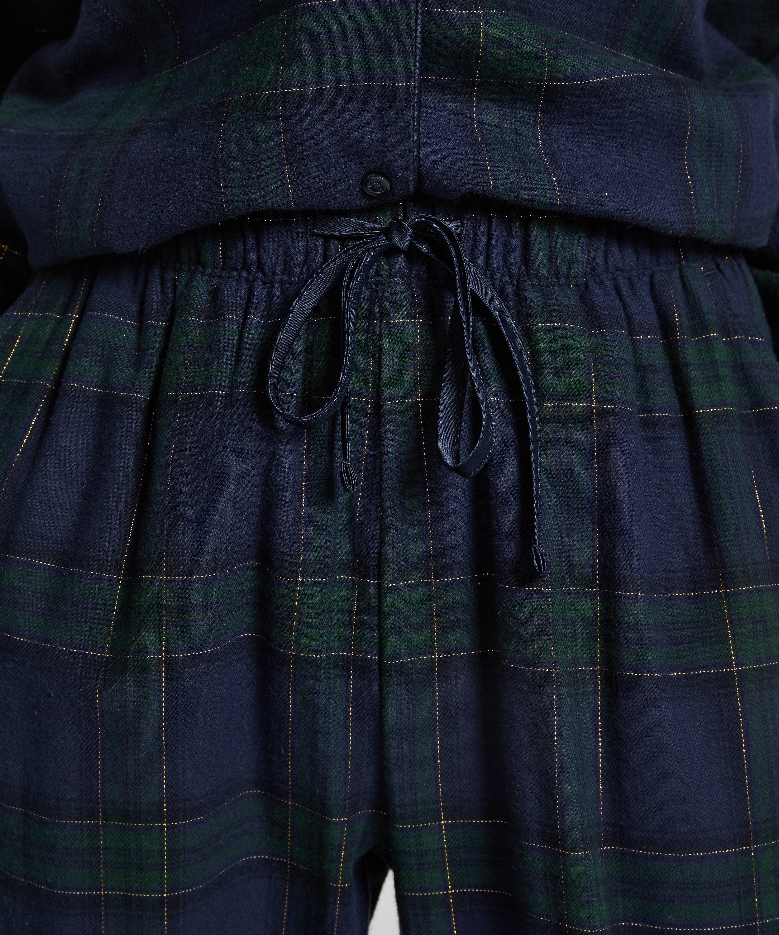 Pyjamabroek Flannel, Blauw, main