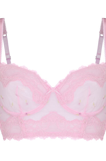 Hunkemöller Niet-Voorgevormde Beugel Longline Bh Camellia Roze, foto 3