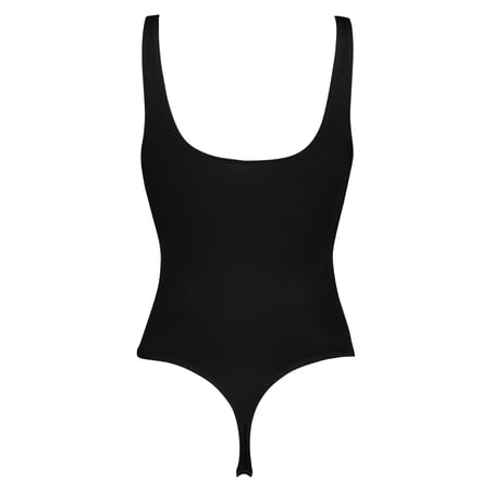Body Rib Singlet, Noir