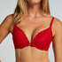 Soutien-gorge &agrave; armatures pr&eacute;form&eacute; push-up Maya, Rouge