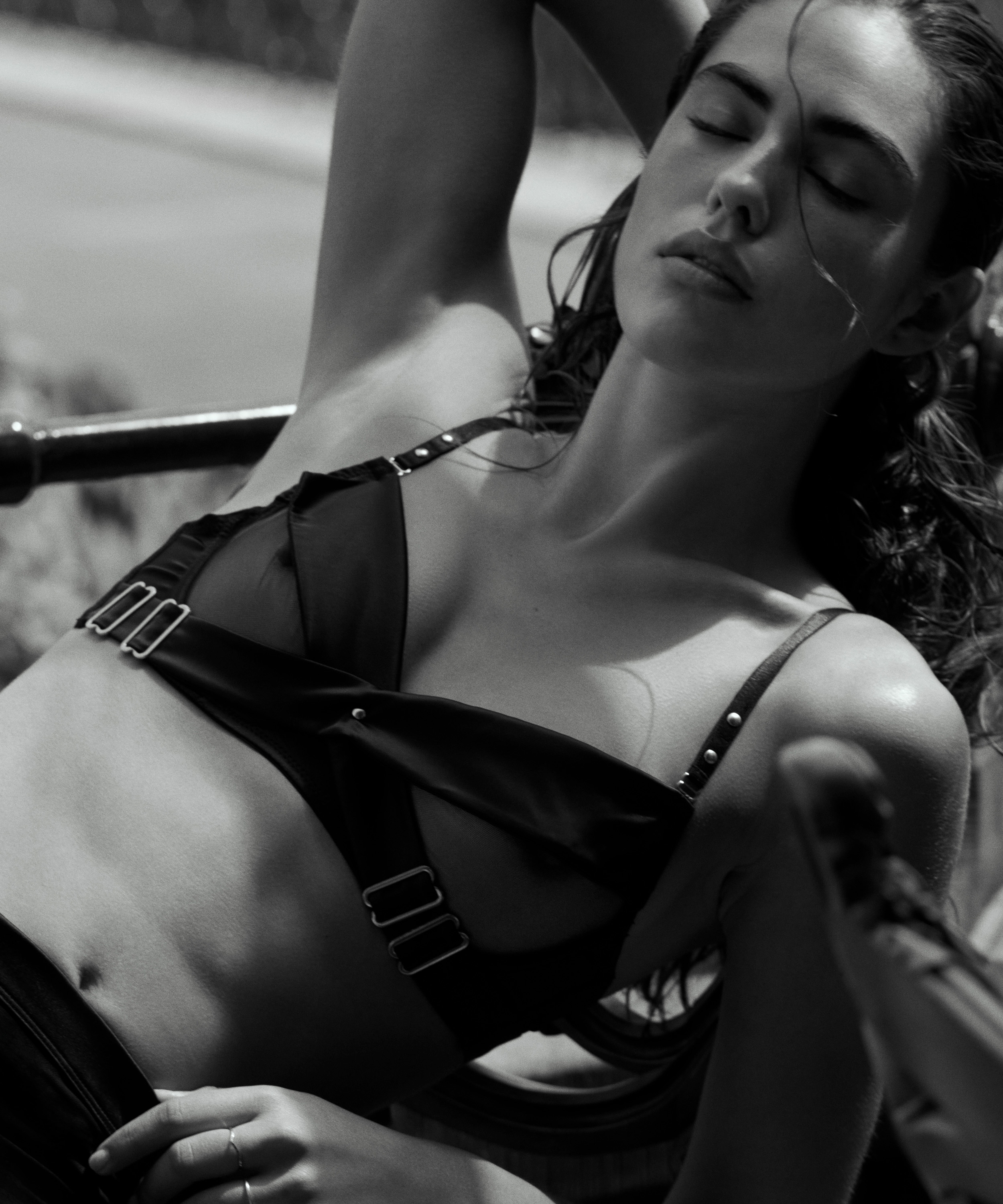 Soutien-gorge &agrave; armatures non-pr&eacute;form&eacute; Colette, Noir, main