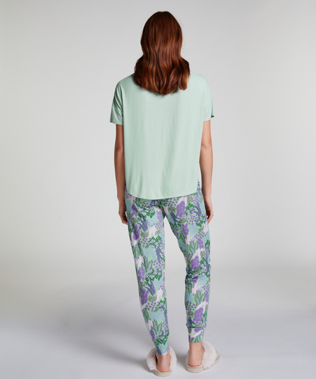 Pyjamabroek Jersey, Groen