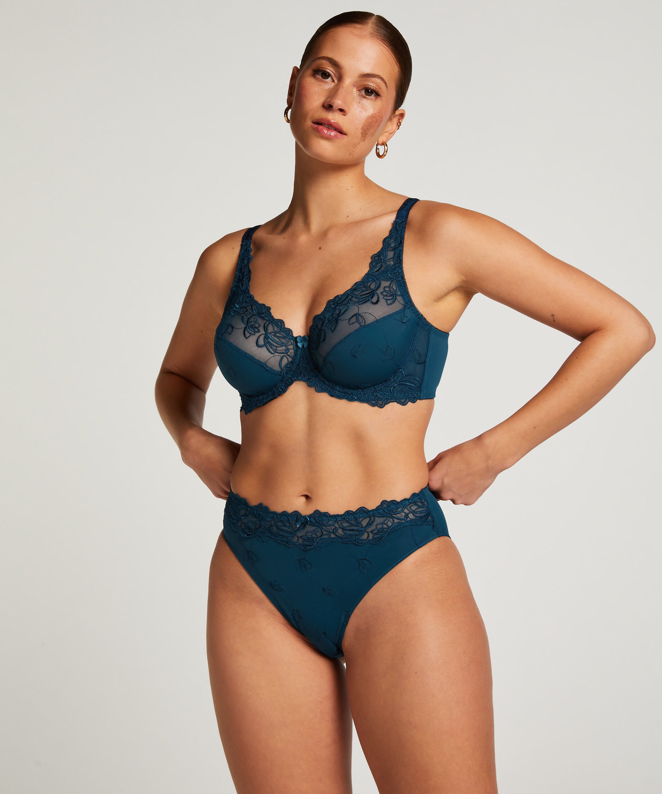 Slip brésilien Diva, Bleu