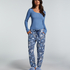 Tall Pyjamabroek, Blauw