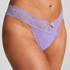 String extra bas Madison, Pourpre