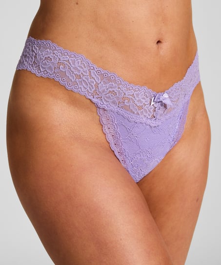 String extra bas Madison, Pourpre