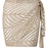 Strandpareo met pailletten, Beige