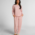Haut gaufre Henley, Rose
