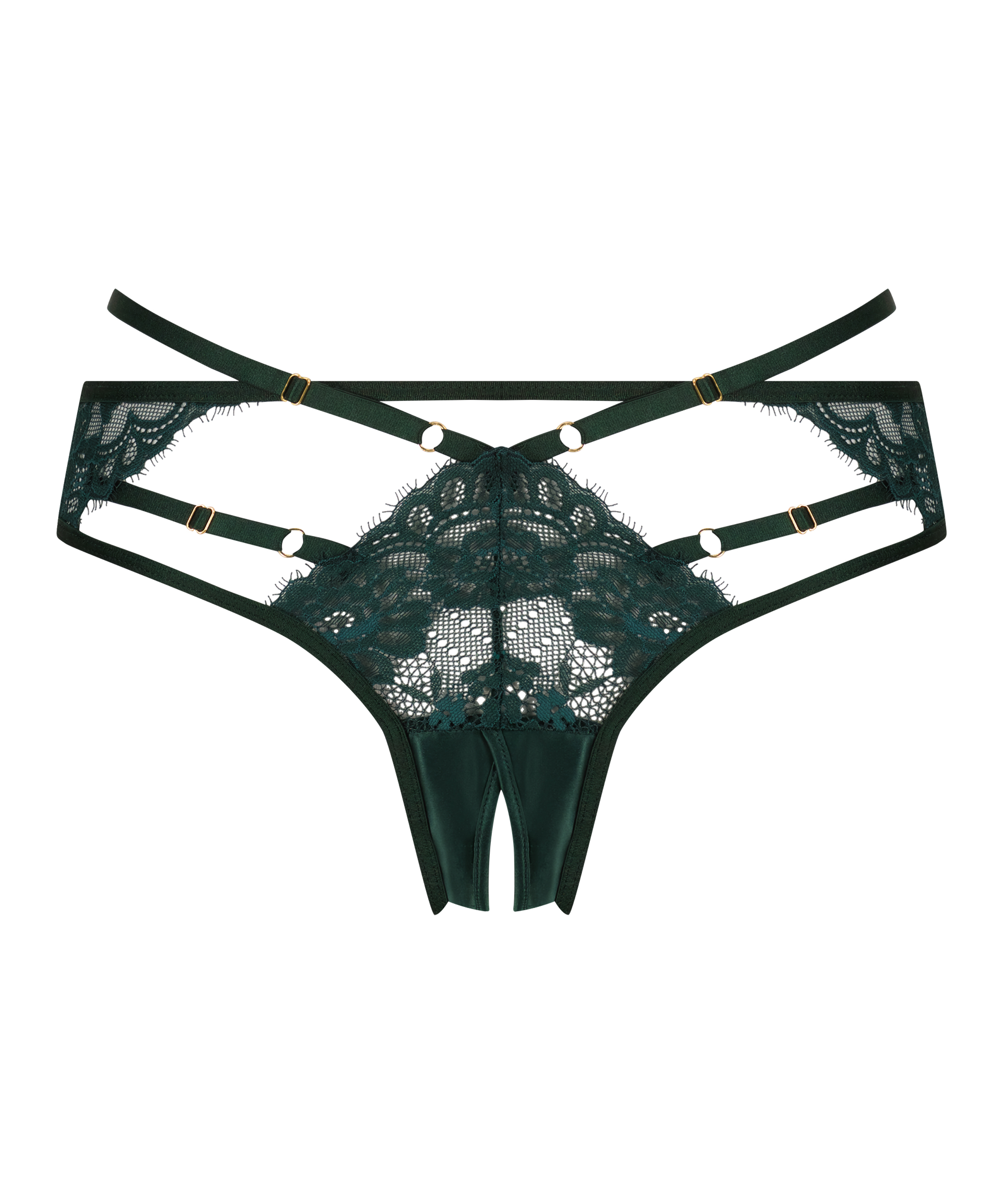 Brazilian met open kruis Iggy, Groen, main