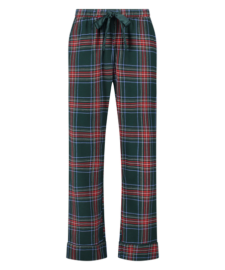 Pyjamabroek Flannel, Groen