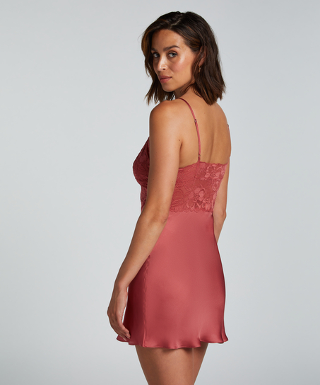 Slipdress Satin, Roze