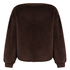Top met lange mouwen Fluffy Fleece, Bruin