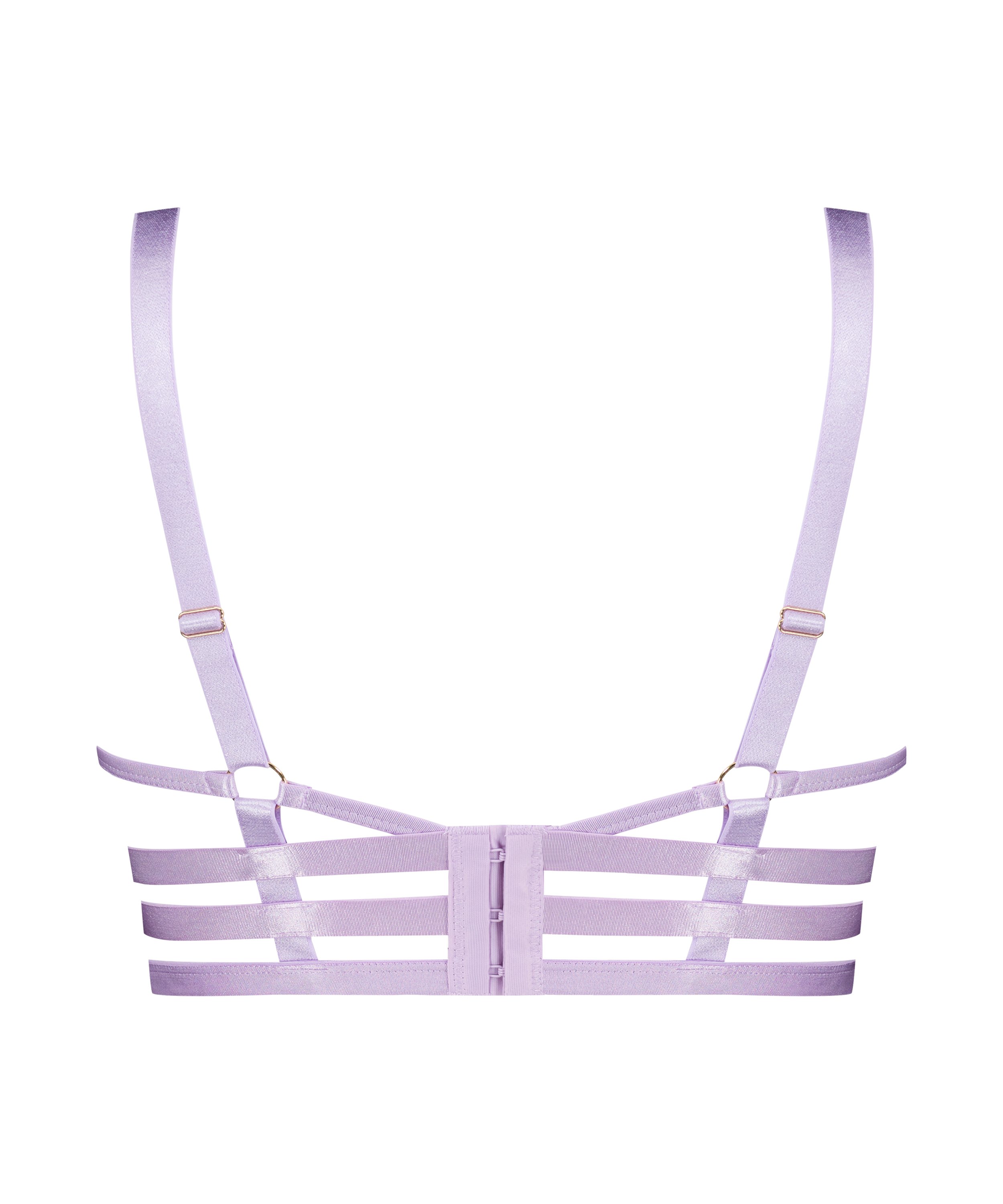 Soutien-gorge &agrave; armatures non-pr&eacute;form&eacute; longline Tara, Pourpre, main