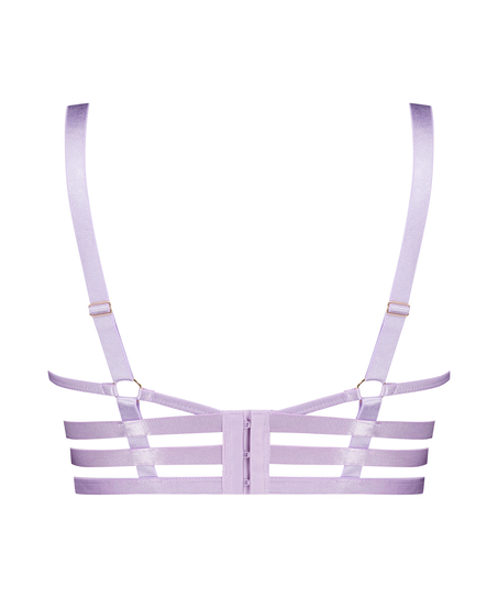 Soutien-gorge &agrave; armatures non-pr&eacute;form&eacute; longline Tara, Pourpre