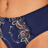 Hoge slip Diva, Blauw