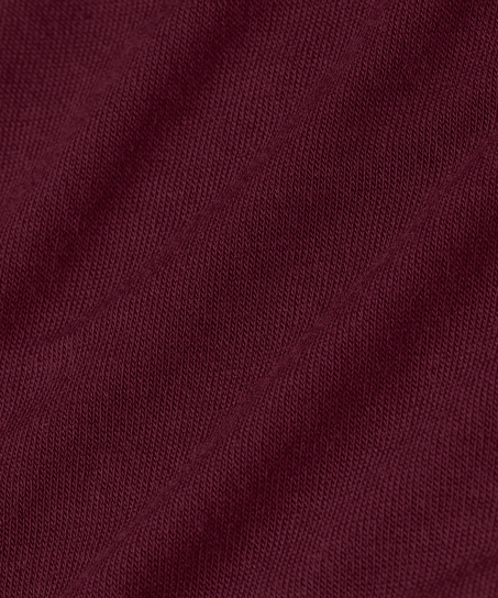 Haut avec cachemire &agrave; col bateau super soft, Pourpre