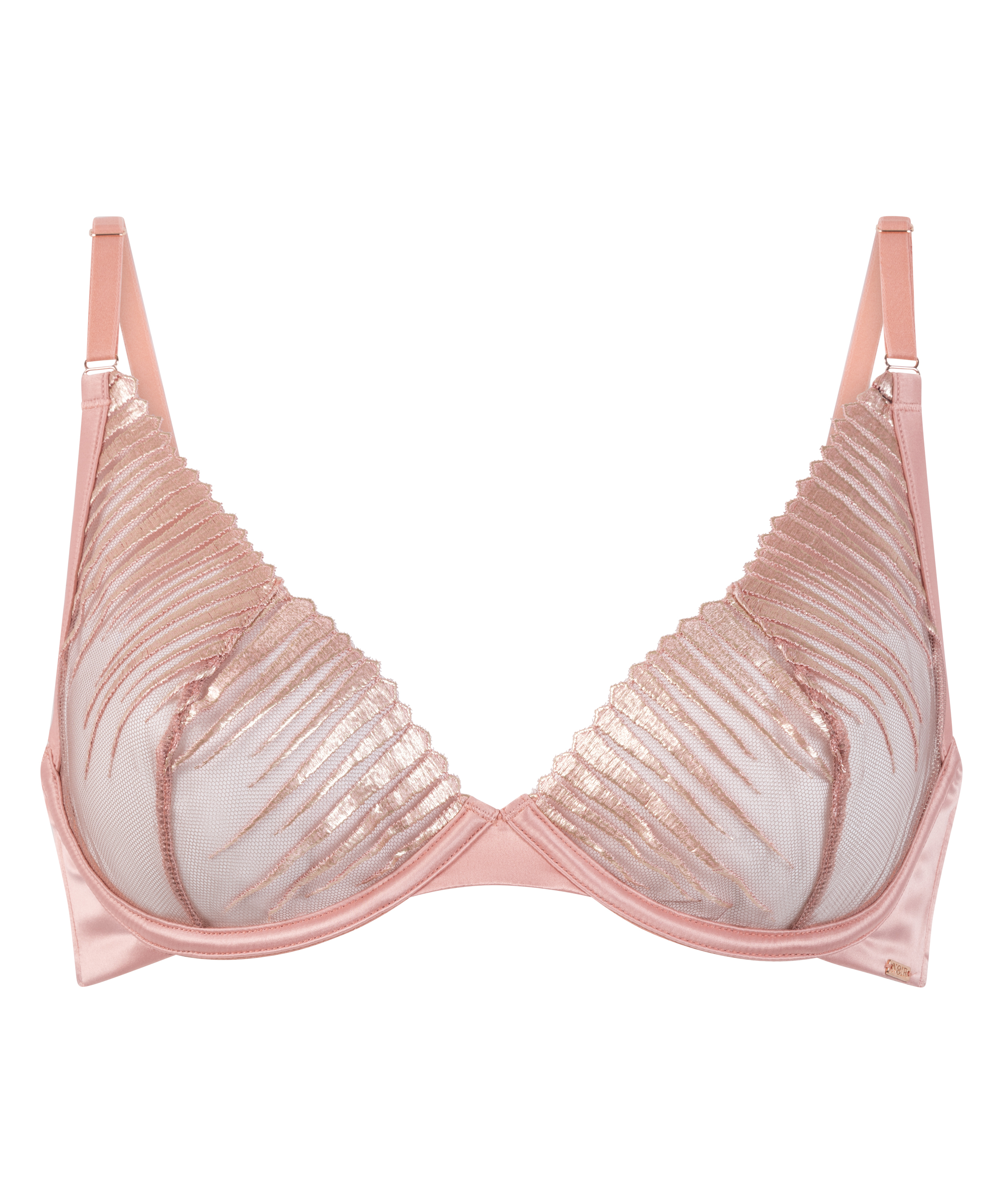 Soutien-gorge non-rembourr&eacute; &agrave; armatures Alice, Rose, main