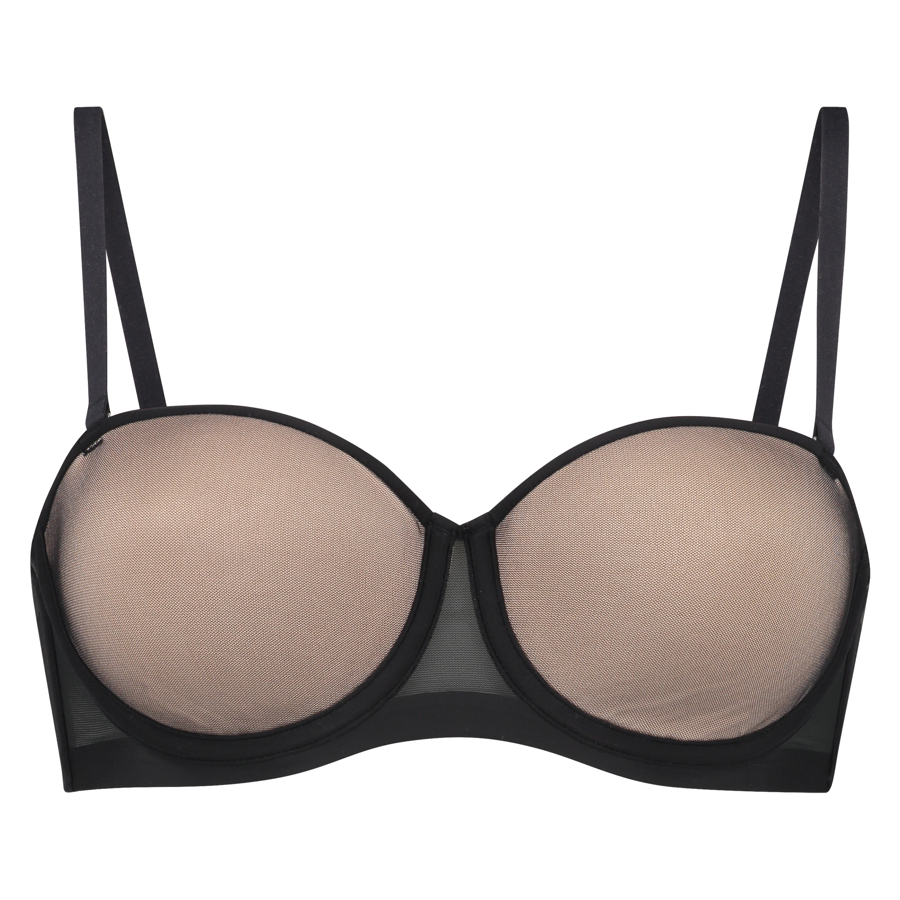 Soutien-gorge &agrave; armatures pr&eacute;form&eacute; sans bretelles Kylie, Noir, main